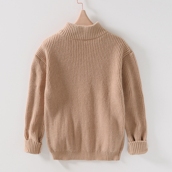 Muška pletena jakna s stojećim ovratnikom za jesen-zimu, retro casual stil