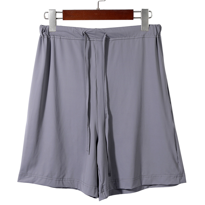 Trudničke šorceve, široki kroj, ljetni ice silk materijal, Nylon 80–90% + Spandex <30%, sa šnjiricom za podešavanje, prozračan