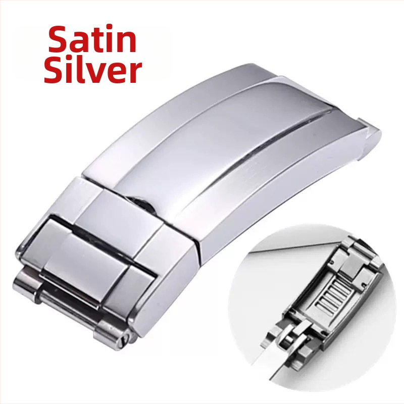 Kombinovaná spona z nehrdzavejúcej ocele – doplnok na remienok pre Rolex Submariner/ Daytona; Time chain clasp, letné vydanie 2025