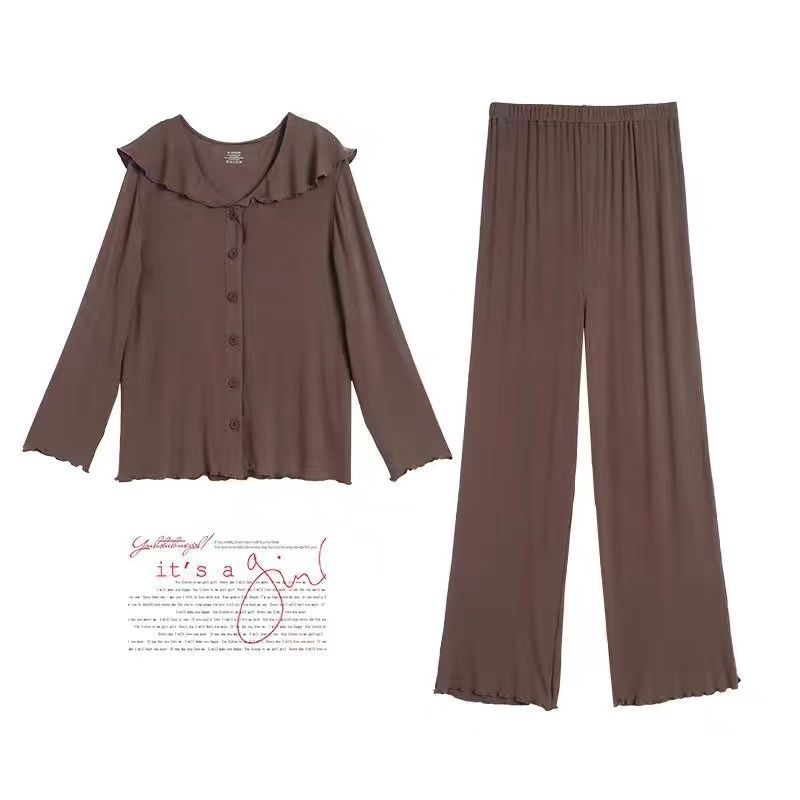 Tehotenský set na dojčenie, polyester, dlhý rukáv, nohavice, jednoduchý ležérny štýl