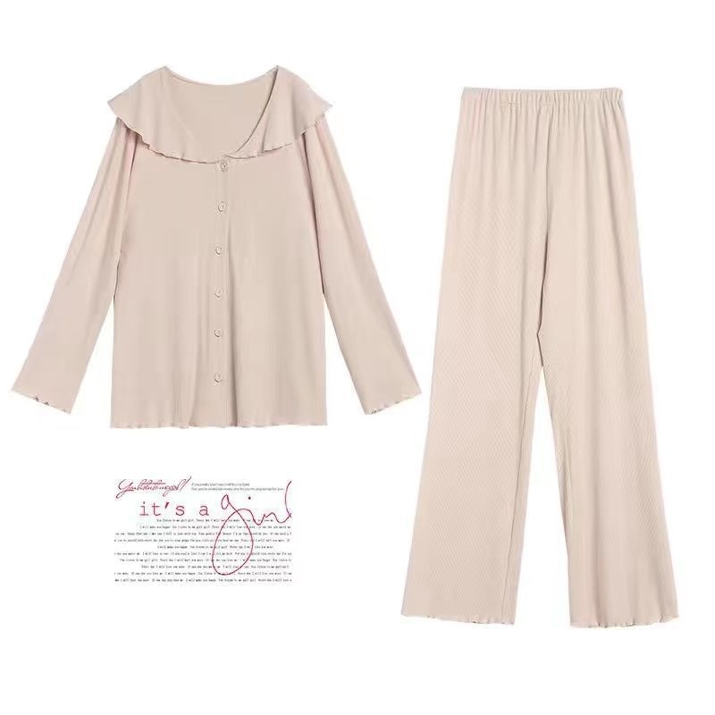 Tehotenský set na dojčenie, polyester, dlhý rukáv, nohavice, jednoduchý ležérny štýl