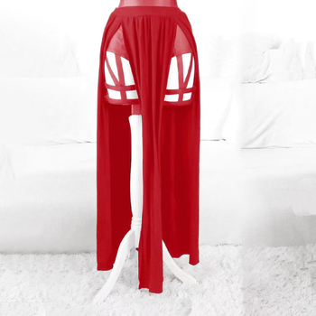 Секси рокля от бельо с връзки и подплатени чашки, красива мрежеста рокля с елек