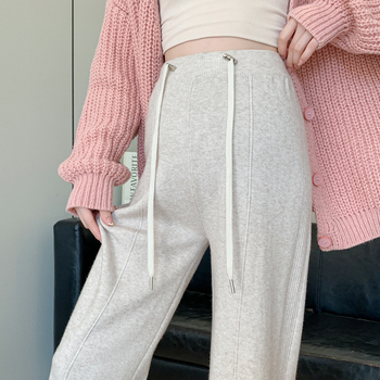 Pēc dzemdībām — grūtnieču bikses, adītas, taisnas, vēdera atbalsts