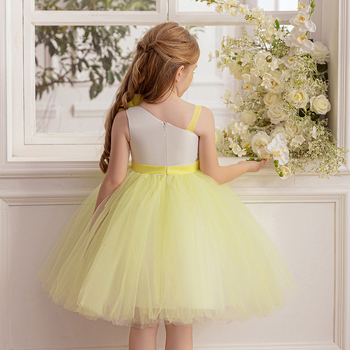 Bērnu kleita ballēm un skatuves izrādēm, meitenēm 3-8 gadi, 100% poliester, oderējums kokvilna