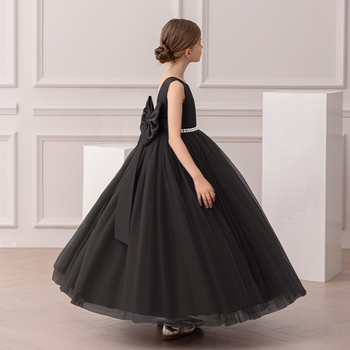 Rochie de prințesă din plasă plisată, exterior 100% poliester, căptușeală 70% bumbac, AQL 2.5