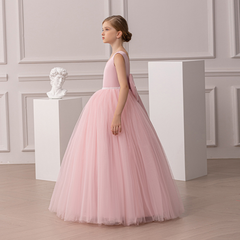 Rochie de prințesă din plasă plisată, exterior 100% poliester, căptușeală 70% bumbac, AQL 2.5