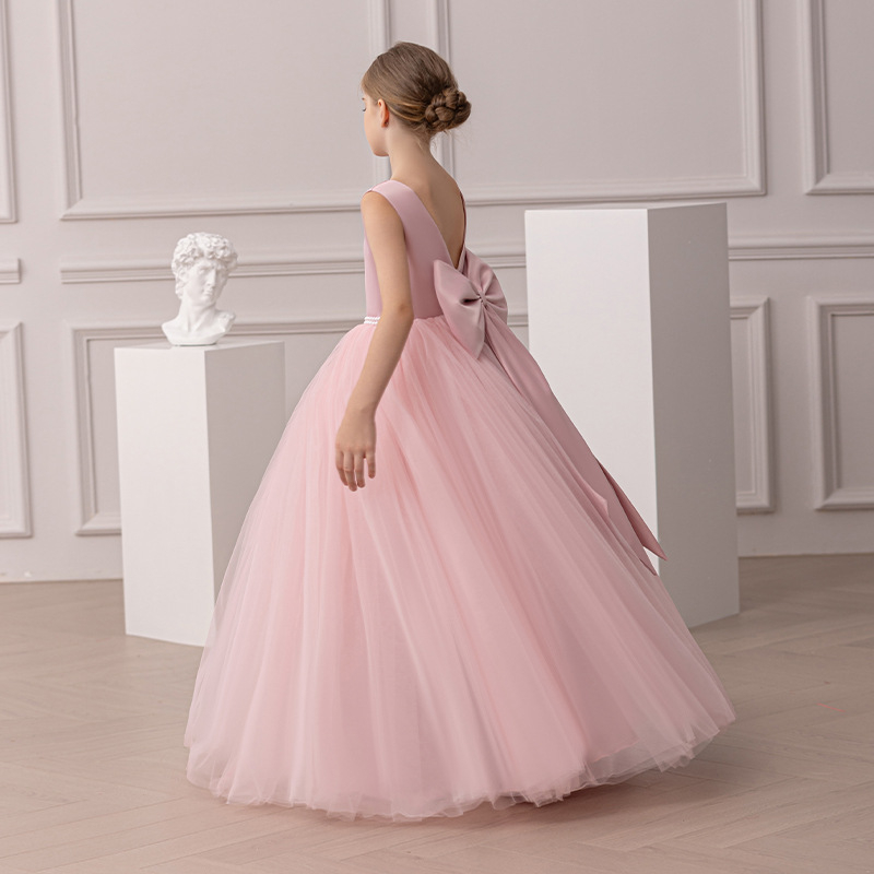 Rochie de prințesă din plasă plisată, exterior 100% poliester, căptușeală 70% bumbac, AQL 2.5