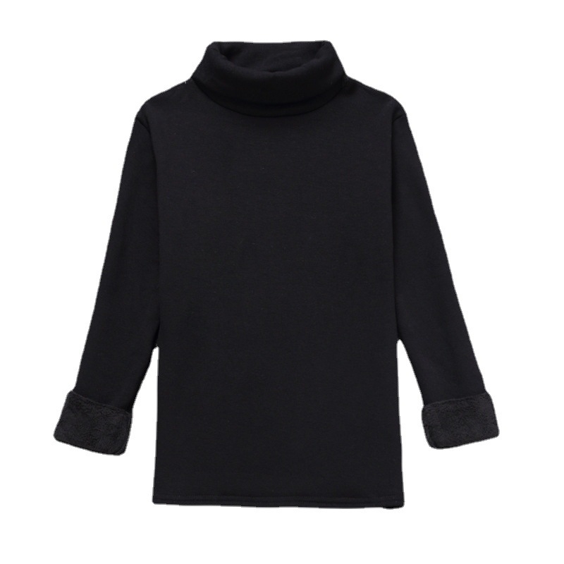 Vyrų fliso marškiniai su aukštu kaklu, ilgomis rankovėmis - Leisure Puloveris, poliesteris, vientisas raštas, žiema pavasaris ruduo