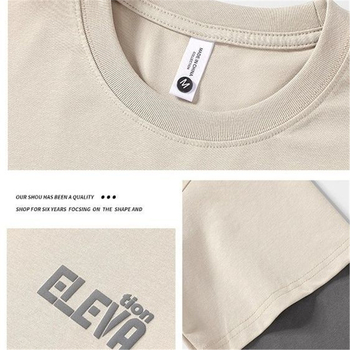 Majica s dugim rukavima od poliestera s prugama, labav kroj, antibakterijska