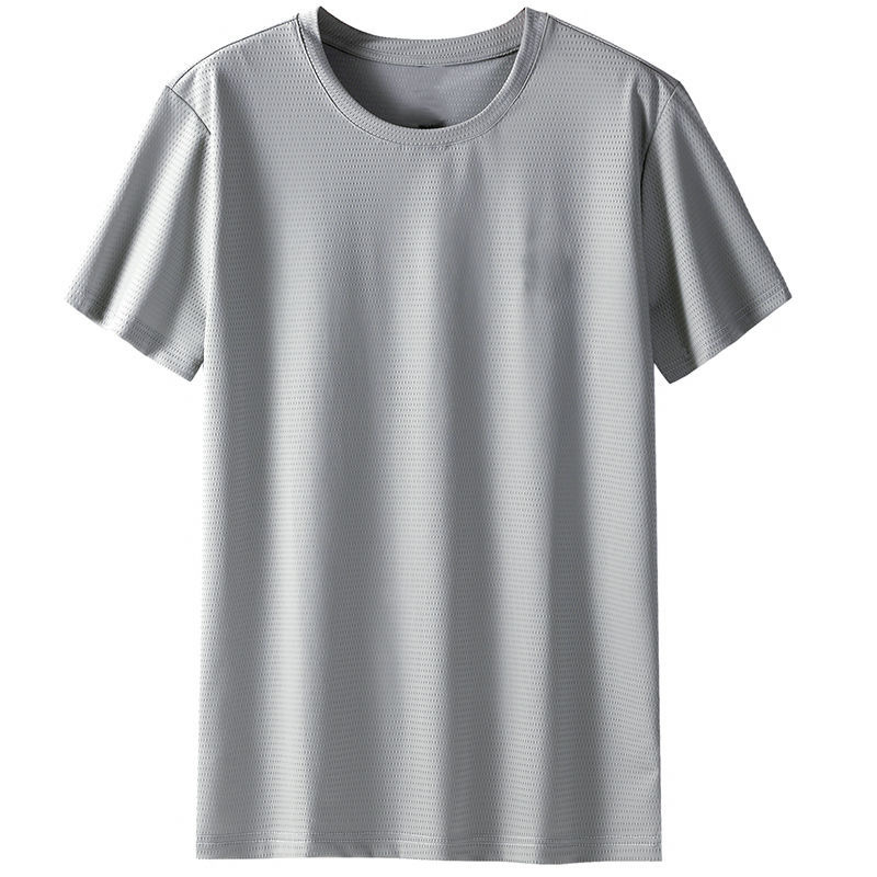 Chladiace tričko Ice-Silk, krátke rukávy, voľný strih, rýchle sušenie, okrúhly výstrih