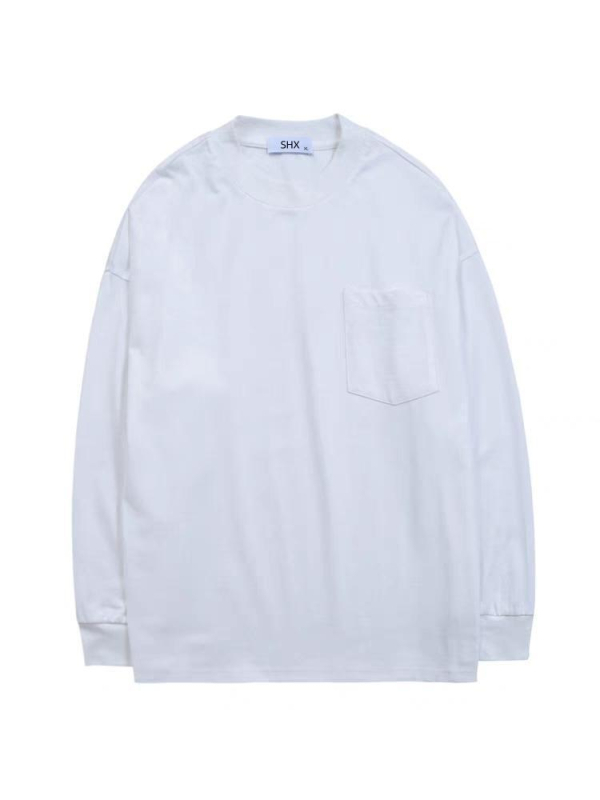 SHX japanski osvježavajući pulover majica, 100% combed cotton, okrugli ovratnik, dugi rukav, širok kroj