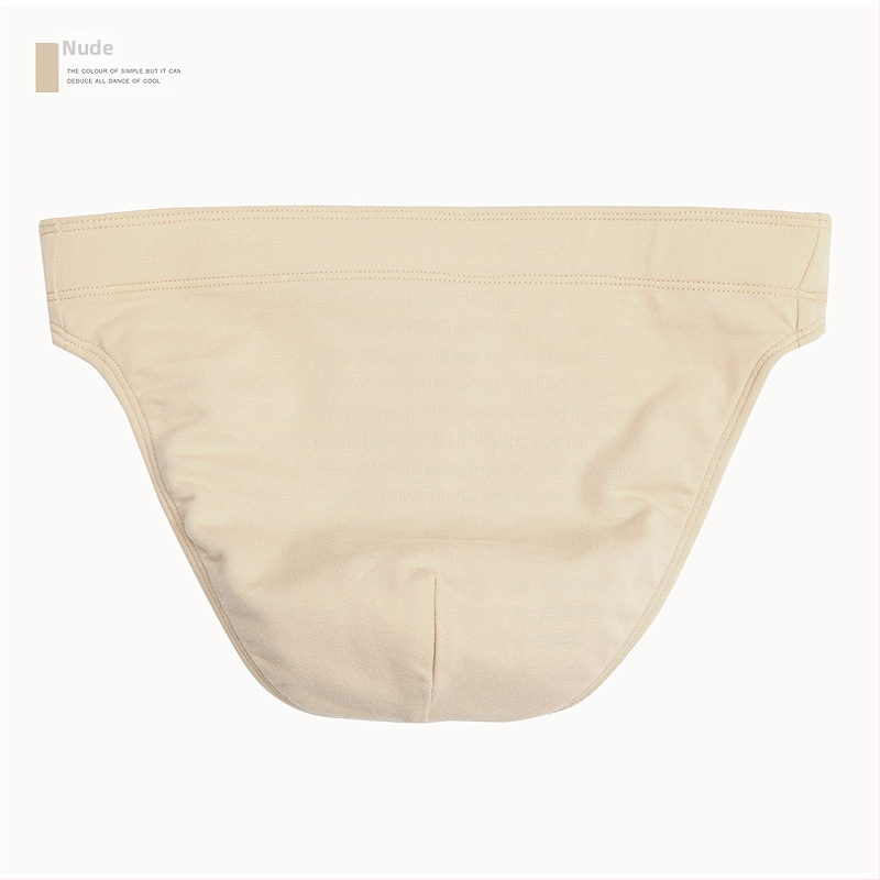 Vyrinės medvilninės thong kelnaitės šokių pasirodymams, vidutinio juosmens, vienos spalvos, kirkšnies įdaila 95-100% medvilnė, pagrindinis audinys 90-95% medvilnė