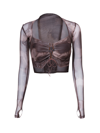 Latīņu deju praktiskais tops ar frančisku kvadrātveida apkakli, kokvilnas-elastāna maisījums 50–70%, stils Cold Wind Street Hipster