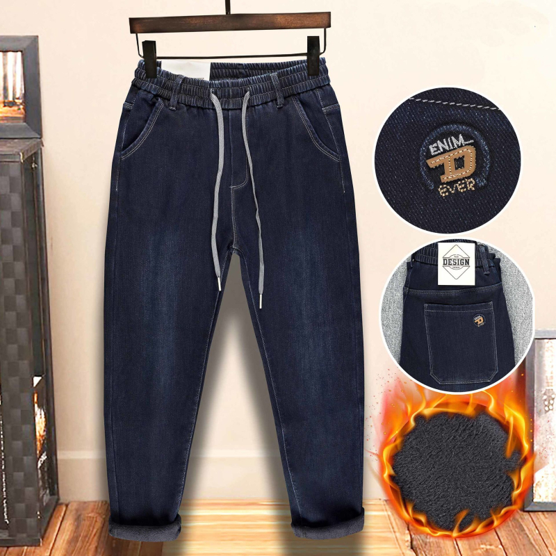 Meeste teksad, sirge lõige, kõrge vöökoht, lukk, kõrge elastus