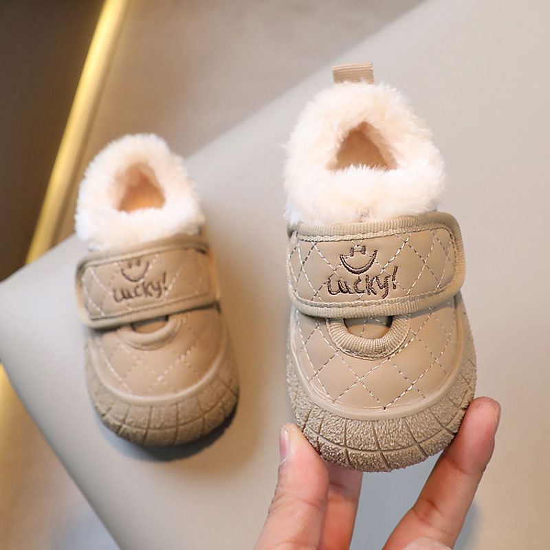 Dječje cipele s fleece podstavom za 0–2 godine, zimske cipele za bebe, mekani protuklizni đon