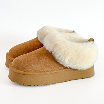 Tatzler ženske zimske čizme s debelim potplatom, gornji dio od teleće kože, vunena postava, EVA potplat, kratka visina, zima 2025