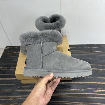 Cizme de iarnă pentru femei, Cataramă din corn, Înălțime mare, Exterior din piele de miel, Căptușeală din lână, Talpă din cauciuc, Fermoar lateral, Iarnă 2025