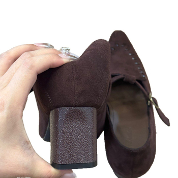 Ženske Mary Jane cipele, uski nos, debeli pet 6–8 cm, PU gornji dio, gumeni potplat