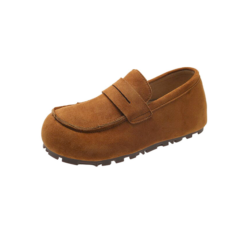 Ženske loaferice s debelim potplatom, zaobljenim vrhom, gornji i unutarnji materijal: super fiber, potplat: guma, niski pet 1–3 cm
