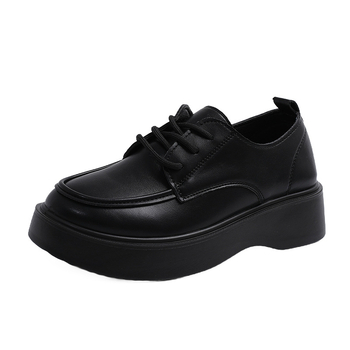 Ženske loaferice s debelom potplatom, PU gornji dio, okrugli vrh, niski 1–3 cm, gumena potplata