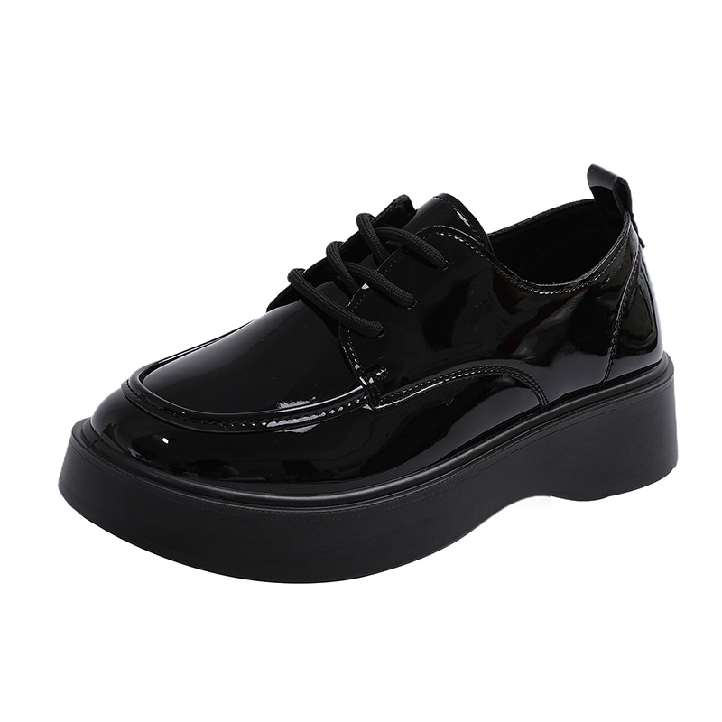 Ženske loaferice s debelom potplatom, PU gornji dio, okrugli vrh, niski 1–3 cm, gumena potplata
