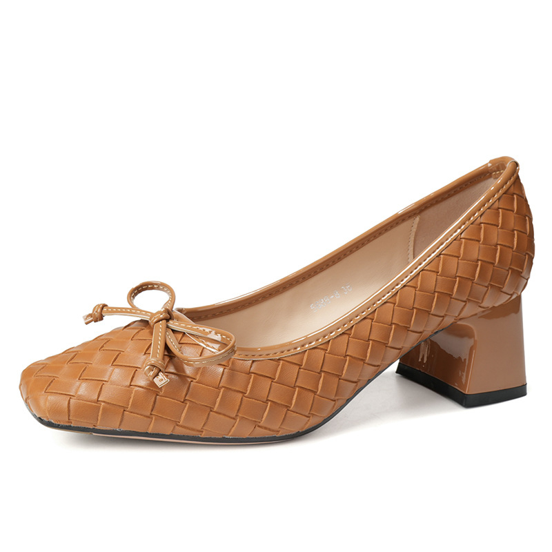 Ženske Mary Jane cipele za banket: kvadratni nos, debeli pet, PU gornji dio, gumena potplat, ulošak od Super Fiber