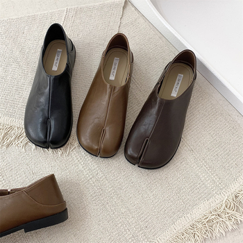 Ženske loaferice, zaobljena prst, gornji dio od mikrovlakna, slip-on, niski potpetica 1-3 cm, gumeni potplat