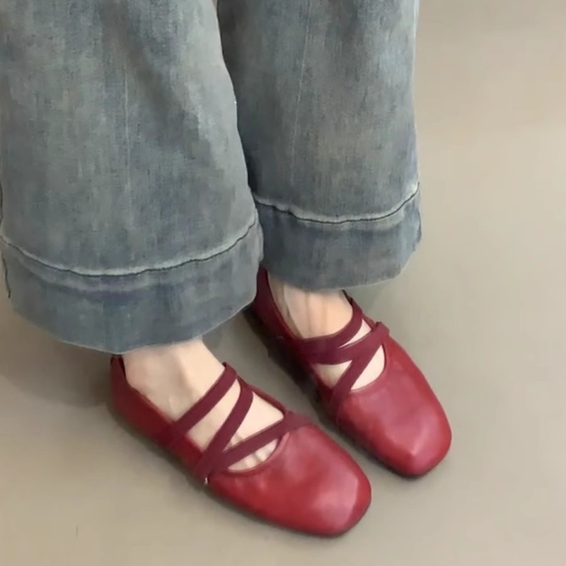 Mary Jane cipele od PU-a, okrugli vrh, niski potpetice, Kick zatvaranje