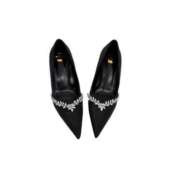 Ženske Mary Jane cipele s oštrim nosom, niski debeli potplat, gumena podrážka, gornji materijal i podstava od Super Fiber, za svakodnevnu upotrebu, ljeto 2025