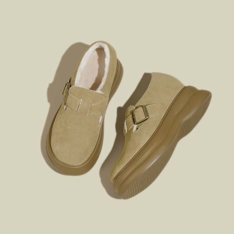 Ženske Birkenstock stil ravne cipele s Velcro kopčom, okrugli vrh, gornji dio od mikrovlaknaste kože, unutarnji mikrovlak, gumeni potplat