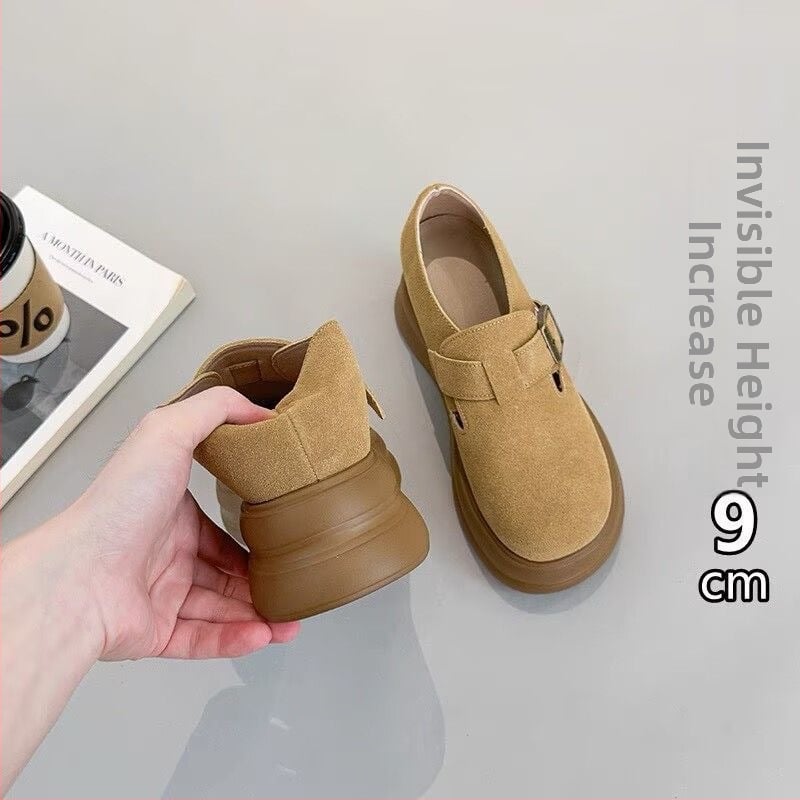 Ženske Birkenstock stil ravne cipele s Velcro kopčom, okrugli vrh, gornji dio od mikrovlaknaste kože, unutarnji mikrovlak, gumeni potplat