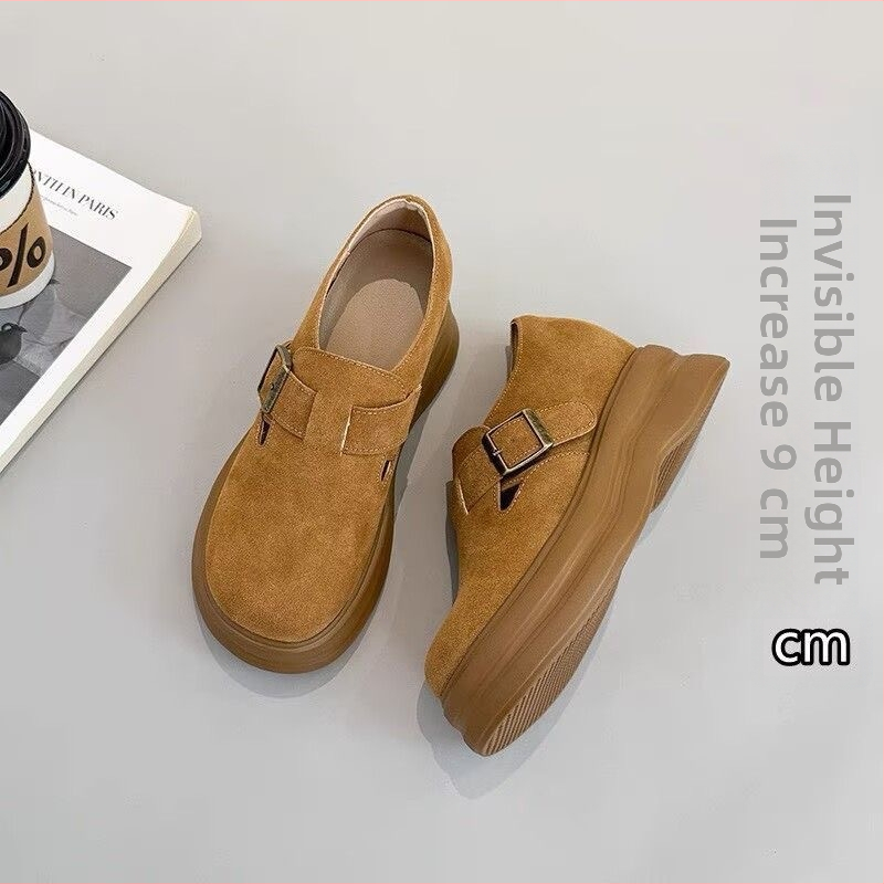 Ženske Birkenstock stil ravne cipele s Velcro kopčom, okrugli vrh, gornji dio od mikrovlaknaste kože, unutarnji mikrovlak, gumeni potplat