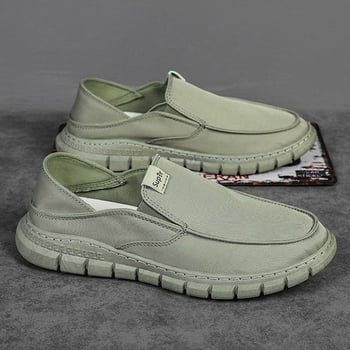 Muške platnene slip-on tenisice, okrugli vrh, injektirana potplat, EVA ulošak, mrežasto unutarnje