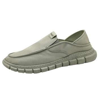 Muške platnene slip-on tenisice, okrugli vrh, injektirana potplat, EVA ulošak, mrežasto unutarnje