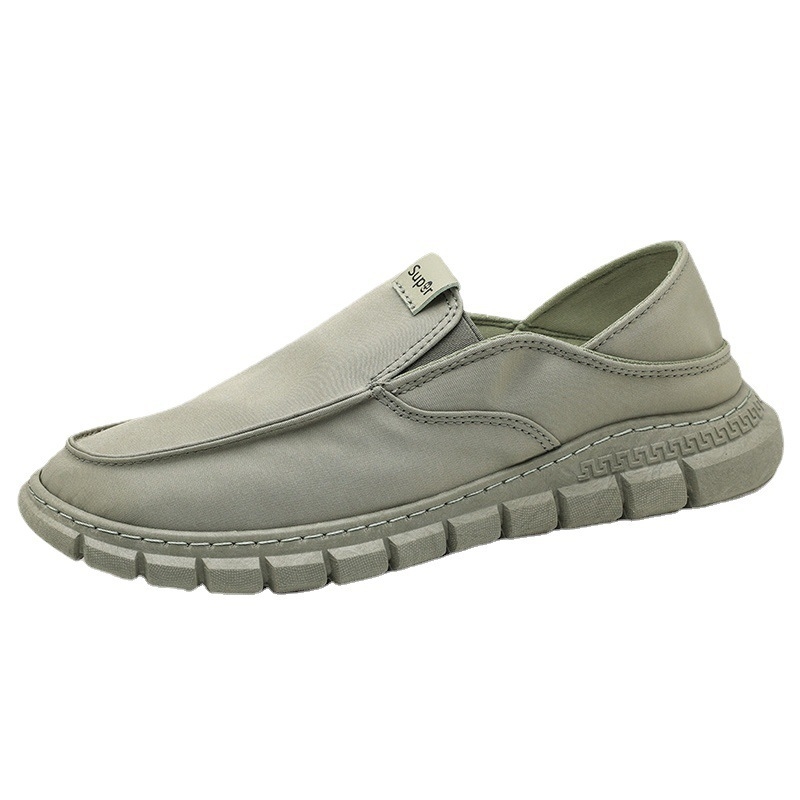 Muške platnene slip-on tenisice, okrugli vrh, injektirana potplat, EVA ulošak, mrežasto unutarnje