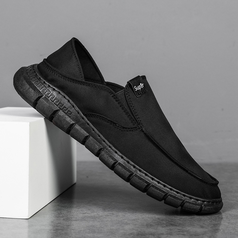 Muške platnene slip-on tenisice, okrugli vrh, injektirana potplat, EVA ulošak, mrežasto unutarnje