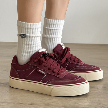 Muške skate tenisice – 2025 ljeto, prozračne platnene gornji dio, vulkanizirana potplata, niski gornji dio, vezanje
