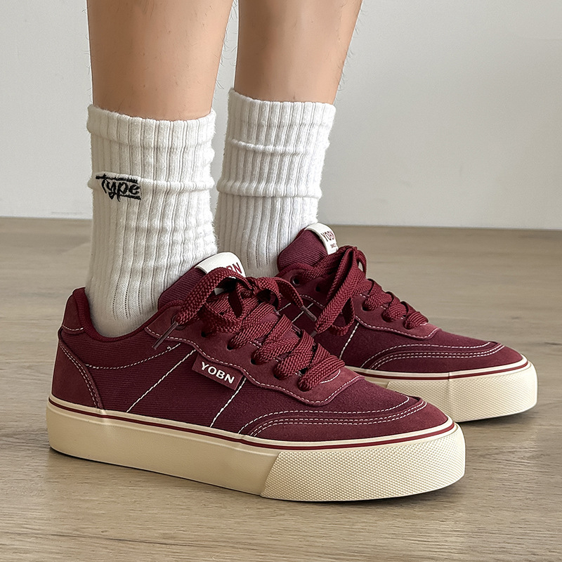 Muške skate tenisice – 2025 ljeto, prozračne platnene gornji dio, vulkanizirana potplata, niski gornji dio, vezanje