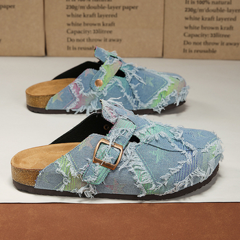 Birkenstock-εμπνευσμένες χειμερινές παντόφλες για άνδρες – καμβά επάνω, EVA σόλα, κυκλοφορία φθινόπωρο 2025