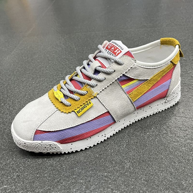 Muške tenisice - Platneni gornji dio, Nizak profil, Lace-up, EVA uložak, TPR potplat