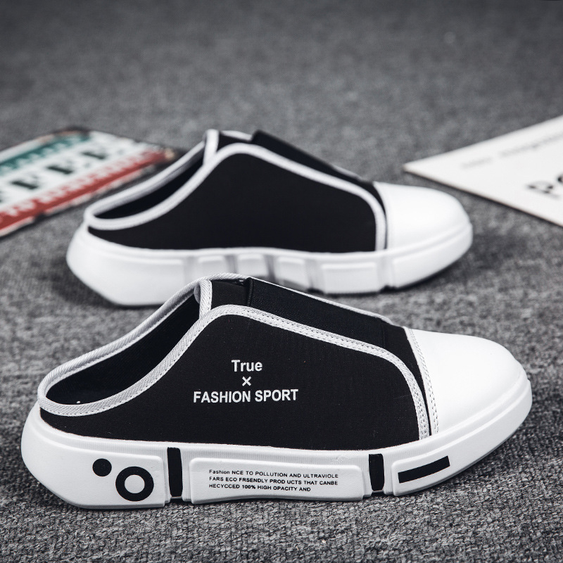 Jedrenja tenisice, prozračna platnena gornja, niski slip-on model, okrugli vrh, gumeni potplat