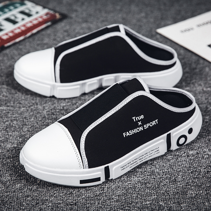 Jedrenja tenisice, prozračna platnena gornja, niski slip-on model, okrugli vrh, gumeni potplat