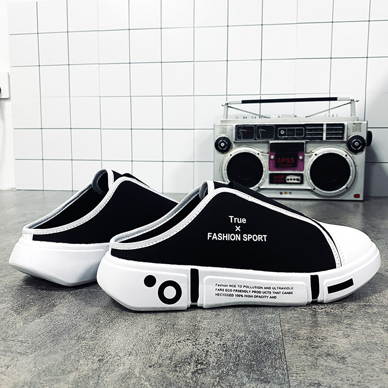 Jedrenja tenisice, prozračna platnena gornja, niski slip-on model, okrugli vrh, gumeni potplat