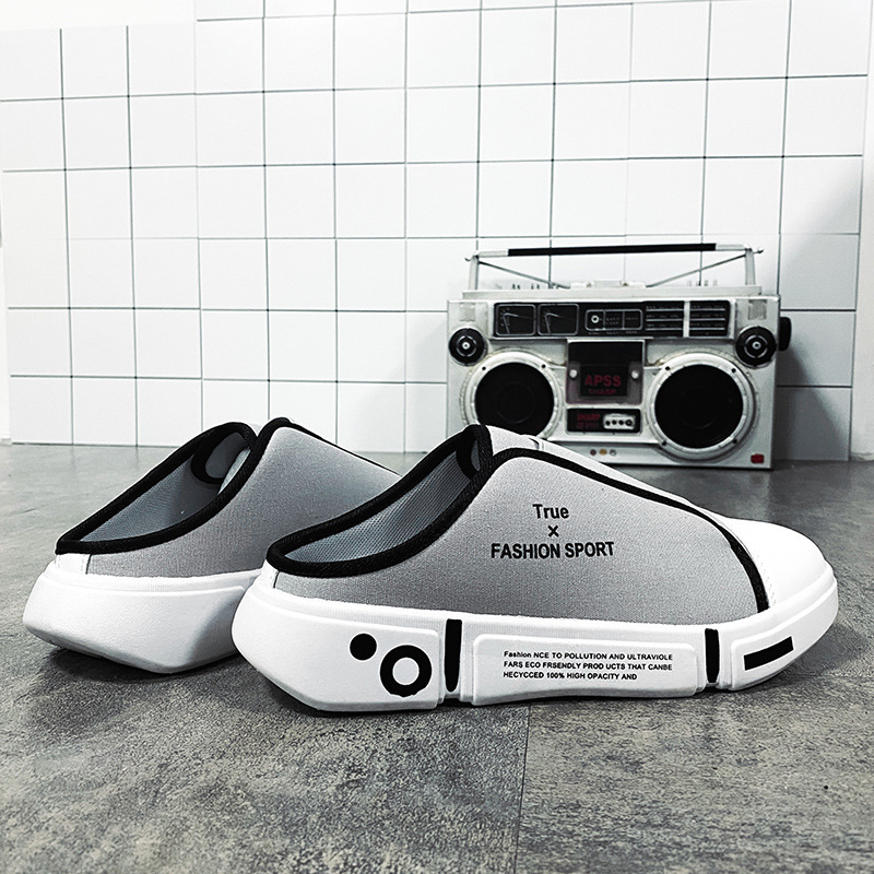 Jedrenja tenisice, prozračna platnena gornja, niski slip-on model, okrugli vrh, gumeni potplat