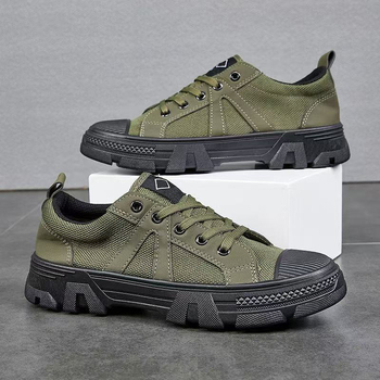 Pantofi de protecție pentru muncă, antiderapante, rezistenți, din pânză respirabilă, talpă injectată, șireturi, vârf rotund