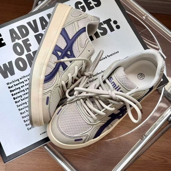 Мъжки платнени обувки — дишаща мрежеста подплата, противохлъзгаща гумена подметка, вулканизирана конструкция, ниско горнище, връзки