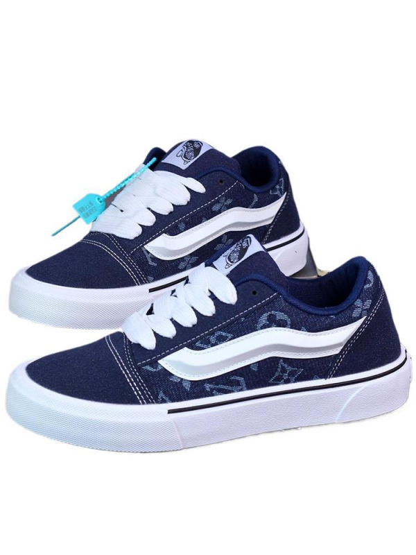 Мъжки канвасови спортни обувки за лято — проветриви, с връзки, остър нос, горна част от платно, подметка от композит