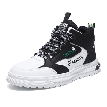 Martin boti pentru bărbați — impermeabile, respirabile, PU partea superioară, înălțime medie, talpă din plastic cu platformă