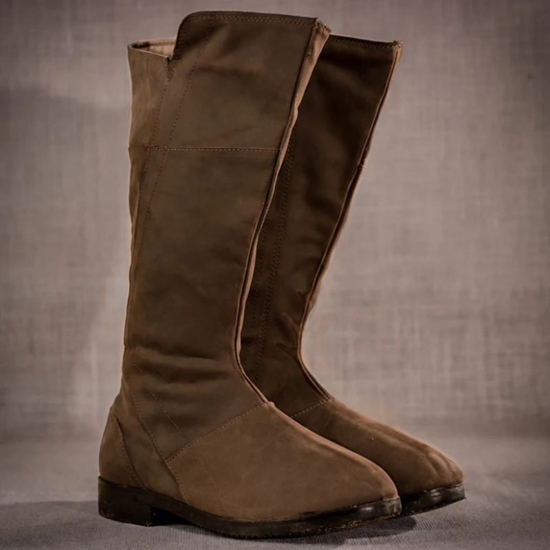 Cizme din piele pentru bărbați, stil retro, vamp PU, cizme romane (Material vamp: PU; Gen: Bărbați; Stil: Retro; Model: Romane)