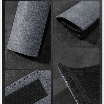 Navlaka za rameni sigurnosni pojas automobila – velur/suede, univerzalna prilagodba za sva godišnja doba, ispis logotipa, mogućnost prilagodbe.